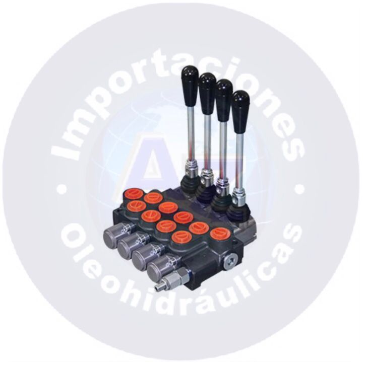 MANDO 4 PALANCA  PUERTO  1 1/16" " SAE  C.R  TANDEM-CERRADO REF:ZT-L20H-4OT-PT/SAE14-AB/SAE12 COD: 0001989