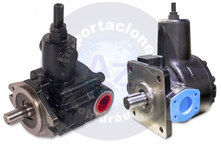 BOMBA 30L/MIN (8 GPM) 95 mm ? PILOTO 4 PERNOS, EJE DE 19mm REF: VPE-F30-D-10 COD:0000296