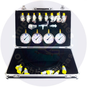 MALETIN MULTI NIPLETES Y MANOMETROS REF: GDTK-70 - COD: 009076
