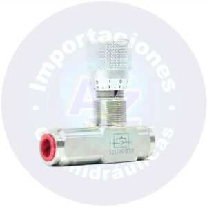 CONTROL DE FLUJO UNIDIRECCIONAL  DE 3/8" NPT CAUDAL  8 (GPM) REF:STU-3/8" NPT COD: 009115