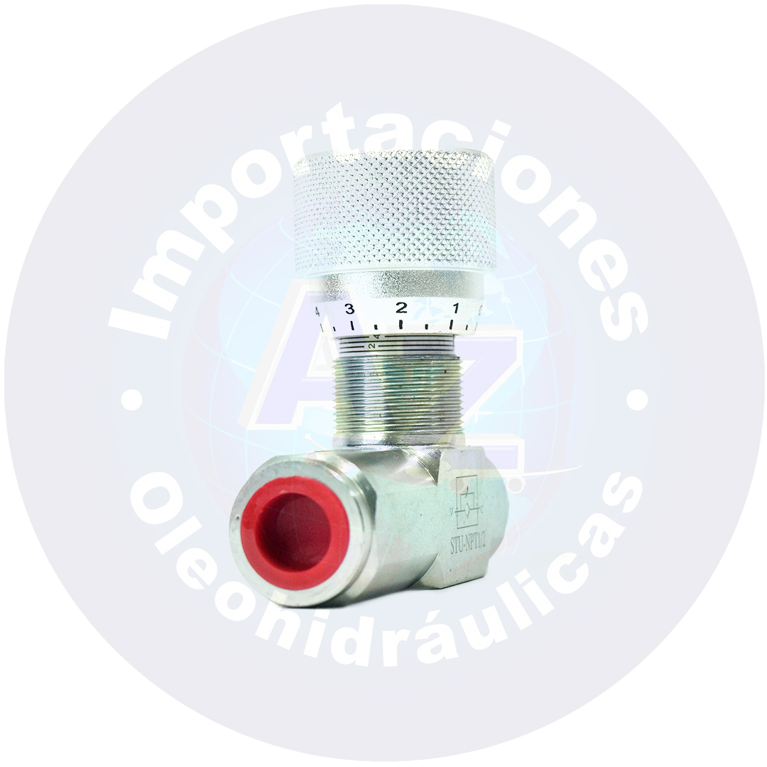 CONTROL DE FLUJO UNIDIRECCIONAL DE 1/2" NPT CAUDAL 15 (GPM) REF: STU-1/2" NPT COD:009116 - Imagen 2