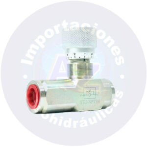 CONTROL DE FLUJO UNIDIRECCIONAL  DE 3/4" NPT CAUDAL 25 (GPM) REF: STU-3/4" NPT COD:009117