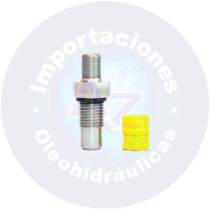 VALVULA GAS STD - ACC 3000 PSI ROSCA NITROGENO  5/16"-32 UNEF X 3/8"-24 UNF  REF: ?AI-GT3-309 COD:0003016