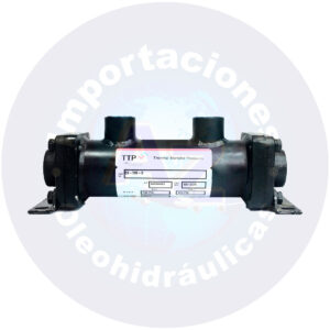 INTERCAMBIADOR PUERTO ACEITE 3/4 NPT AGUA 3/8 NPT 12 GALONES (46 L) 1 PASO  REF: EK-508-0 COD: 0003025