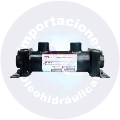 INTERCAMBIADOR PUERTO ACEITE 3/4 NPT AGUA 3/8 NPT 12 GALONES (46 L) 1 PASO  REF: EK-508-0 COD: 0003025