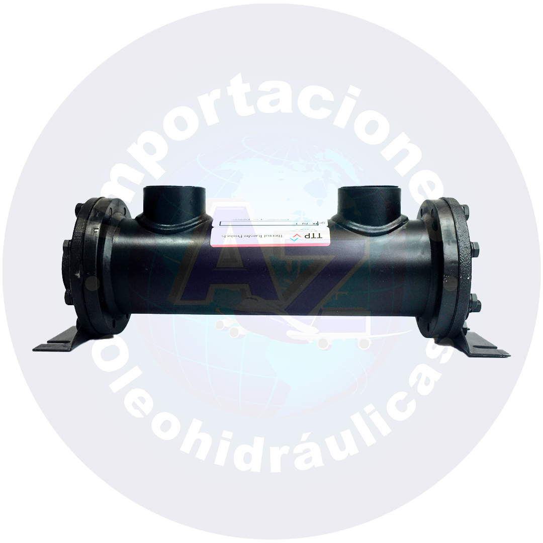 INTERCAMBIADOR PUERTO ACEITE 1 1/2 NPT AGUA 3 1/4 NPT 20 GALONES (75 L) 2 PASOS REF: EK-712-T COD: 0003026