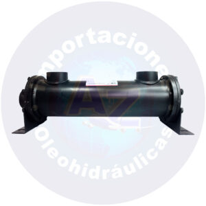 INTERCAMBIADOR PUERTO ACEITE 2" AGUA 1"  80 GALONES (303 L), 2 PASOS REF: EK-1018-T  COD: 0003028