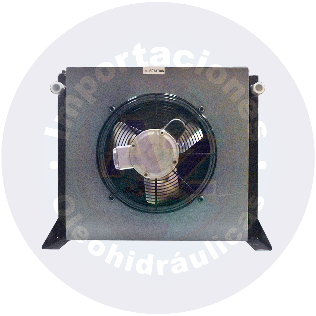 INTERCAMBIADOR DE CALOR AIRE-ACEITE CAUDAL 6-50 GPM, PUERTOS 1"NPT - 110V/220V REF: AOC-33-1 COD: 0003045 - Imagen 2