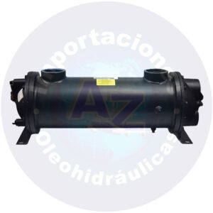 INTERCAMBIADOR PUERTO ACEITE 3"  AGUA 2 1/2"  150 GALONES (570 L), 2 PASOS REF: HC 1724-8.4-6-T   COD: 0003077