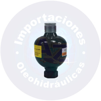 ACUMULADOR 0,05 GAL (0,25 LITROS) 3045 PSI, VALVULA DE GAS M28*1,5, CONEXI?N ACUMULADOR 1/2 NPT REF: GXQ-A-0,25/33MPA-AM COD:0003104
