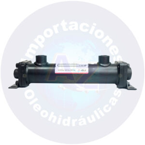 INTERCAMBIADOR PUERTO ACEITE 3/4 NPT AGUA 3/4 NPT 15 GALONES (57 L) 2 PASOS REF: EK-512-T  COD: 0003131