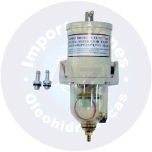FILTRO SEPARADOR PARKER RACOR 60 GPH (227 LPH) 10 MICRAS  PUERTO 3/4" - 16 UNF REF:500?FG-10 COD: 007027