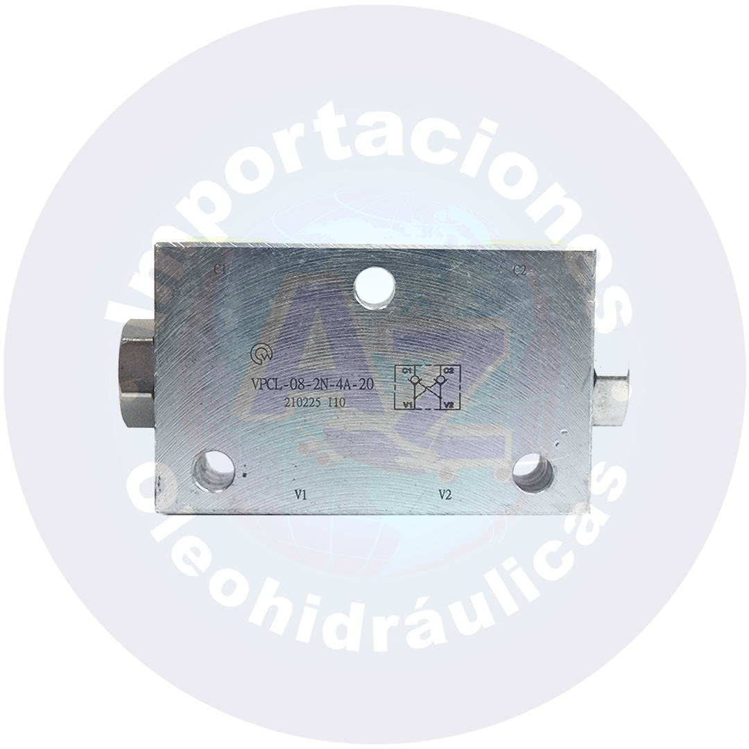 CHEQUE PILOTADO DOBLE EN LINEA 8 GPM 5000 PSI PUERTOS 3/8" REF: VPCL-08-2N-4A-20 COD: 004015