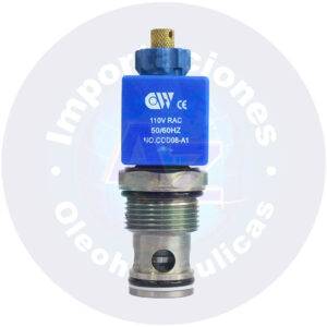 VALVULA TIPO CARTUCHO CAVIDAD   1 5/16"  2/2 N.C. A 110 VAC   P. MAX. 5100 PSI   40 GPM REF: VSV16-22-A1-Y-4A-AD  EST?NDAR COD:005007