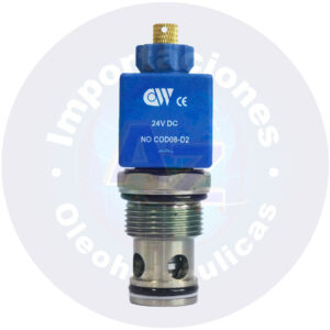 VALVULA TIPO CARTUCHO CAVIDAD   1 5/16"  2/2 N.C. A 24 VDC   P. MAX. 5100 PSI   40 GPM REF: VSV16-22-D2-Y-4A-AD  EST?NDAR COD:005010