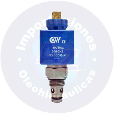 VALVULA TIPO CARTUCHO CAVIDAD 3/4"  2/2   N. C A 110 VAC  P.MAX. 5100  10GPM (2 A 1) REF: VSV08-22-A1-Y-4A-BD EST?NDAR COD:005031