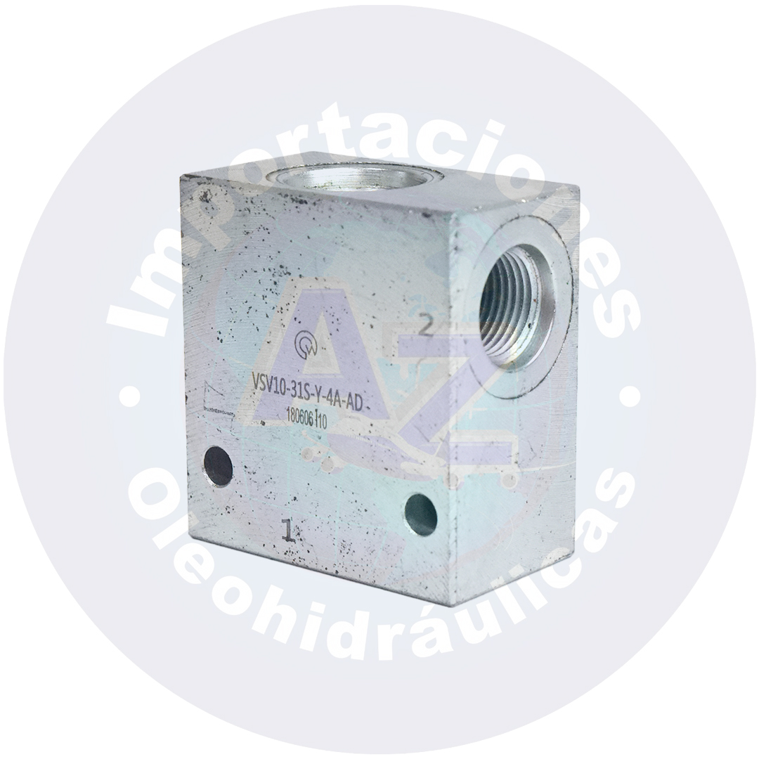 BLOQUE EN ACERO PARA VALVULA VSV10 7/8" PUERTOS 3/4" C.R REF: 180606L10 - Imagen 2