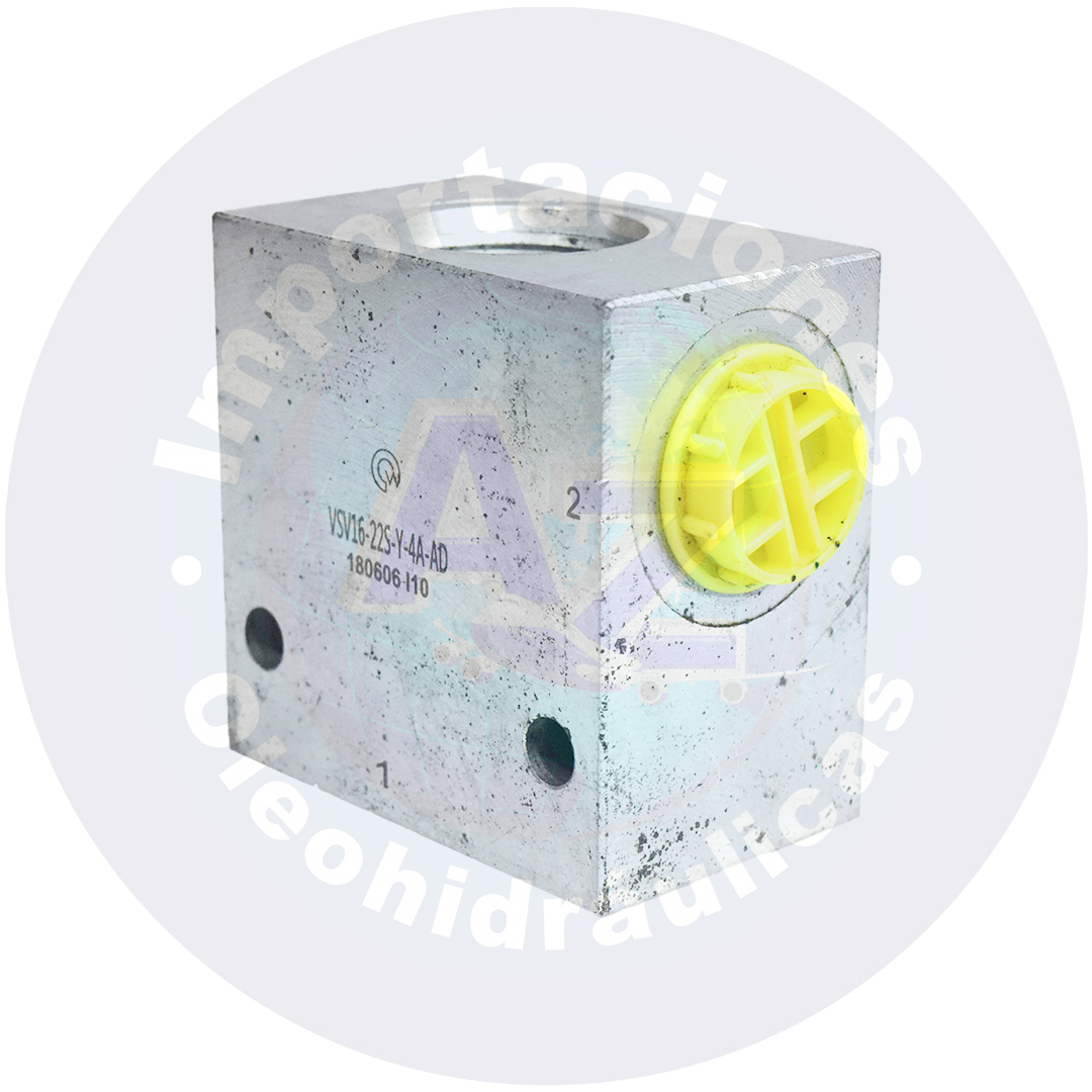 BLOQUE EN ACERO PARA VALVULA VSV16 1 5/16" PUERTOS 1 1/16" C.R1 REF: 80606L10 COD:005046 - Imagen 2