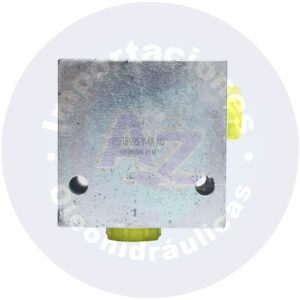 BLOQUE EN ACERO PARA VALVULA VSV16  1 5/16" PUERTOS  1 1/16" C.R1 REF: 80606L10 COD:005046