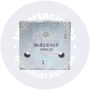 BLOQUE EN ACERO PARA VALVULA ALIVIO 3/4" PUERTOS 9/16" C.R REF: 180606l10-08