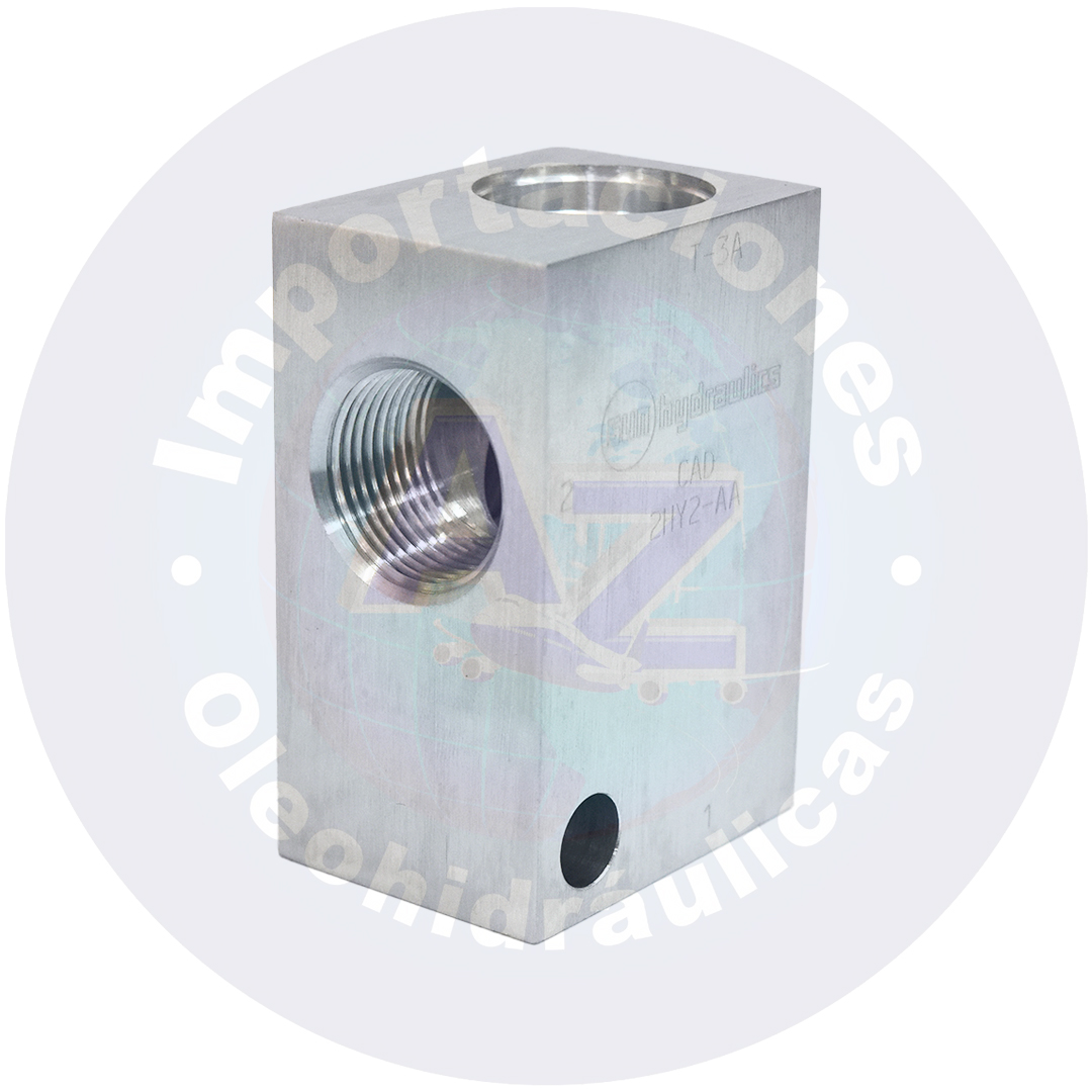 CUERPO PARA CARTUCHO PUERTO 3/4" NPTF REF: CAD COD:005057 - Imagen 2