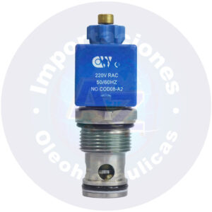 VALVULA TIPO CARTUCHO CAVIDAD   1 5/16"  2/2 N.A. A 220 VAC   P. MAX. 5100 PSI   40 GPM REF: VSV16-21-A2-Y-4D-AD COD: 005076