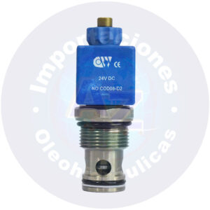 VALVULA TIPO CARTUCHO CAVIDAD   1 5/16"  2/2 N.A. A 24 VDC   P. MAX. 5100 PSI   40 GPM REF: VSV16-21-D2-Y-4D-AD COD:005078
