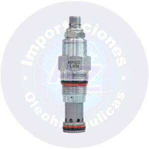 VALVULA DE ALIVIO DE PISTON BALANCEADO CON PILOTO 95 LPM (25 GPM) 75-1500 PSI (5-105 BAR) (SIN BLOQUE) REF: RPEC LKN COD: 005135