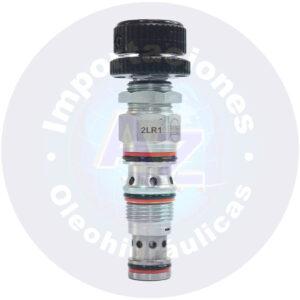 VALVULA REDUCTORA/DE ALIVIO CON PILOTO CON PERILLA REGULABLE 40 LPM (10,5 GPM) 25-400 PSI (1,7-28 BAR) (SIN BLOQUE) REF: PPDB OEN COD: 005137