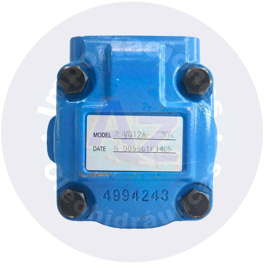 BOMBA 12 GPM SUCCION 1 1/2" DESCARGA 1'' EJE 7/8'' LISO REF: 25VQ12A1CR COD:0000074 - Imagen 3