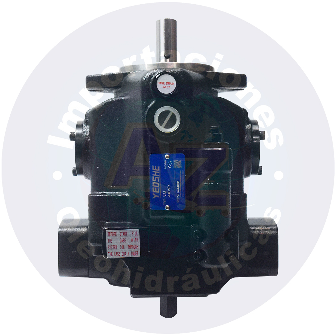 BOMBA COMPENSADOR EST?NDAR MONTAJE SAE B 2,31 IN/REV (18 GPM) EJE 22,2 mm REF: V38A4R50X COD:0000156