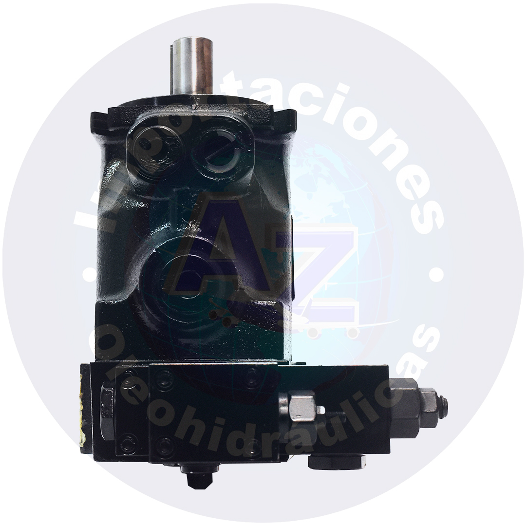 BOMBA PISTONES 9,5 GPM, EJE 25mm,4 PERNOS,? 100mm, S= 1 ?" P= 3/4", ESTANDAR REF: PV020-A06RM1A0N COD:0000280 - Imagen 3