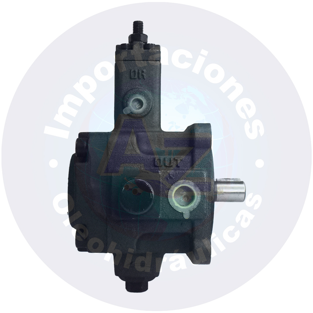 BOMBA 25L/MIN (6,5 GPM) 95 mm ? PILOTO 4 PERNOS, EJE DE 19mm REF: VPE-F25-D-10 COD:0000295