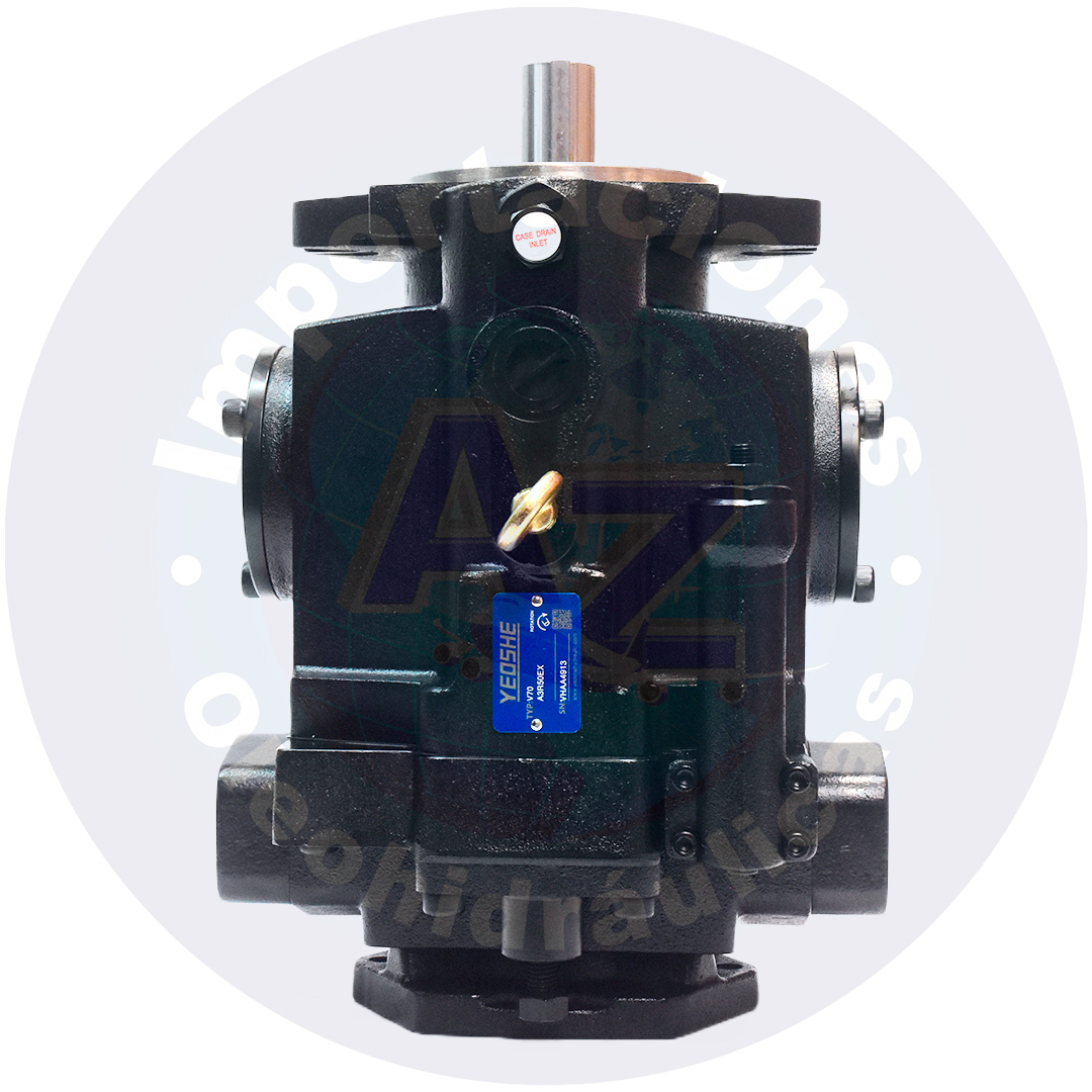 BOMBA COMPENSADOR EST?NDAR MONTAJE SAE C X SAE B 4,25 IN/REV 33,13 GPM EJE 31,75 mm THRU DRIVE SAE C REF: V70A4R50EX COD:008017