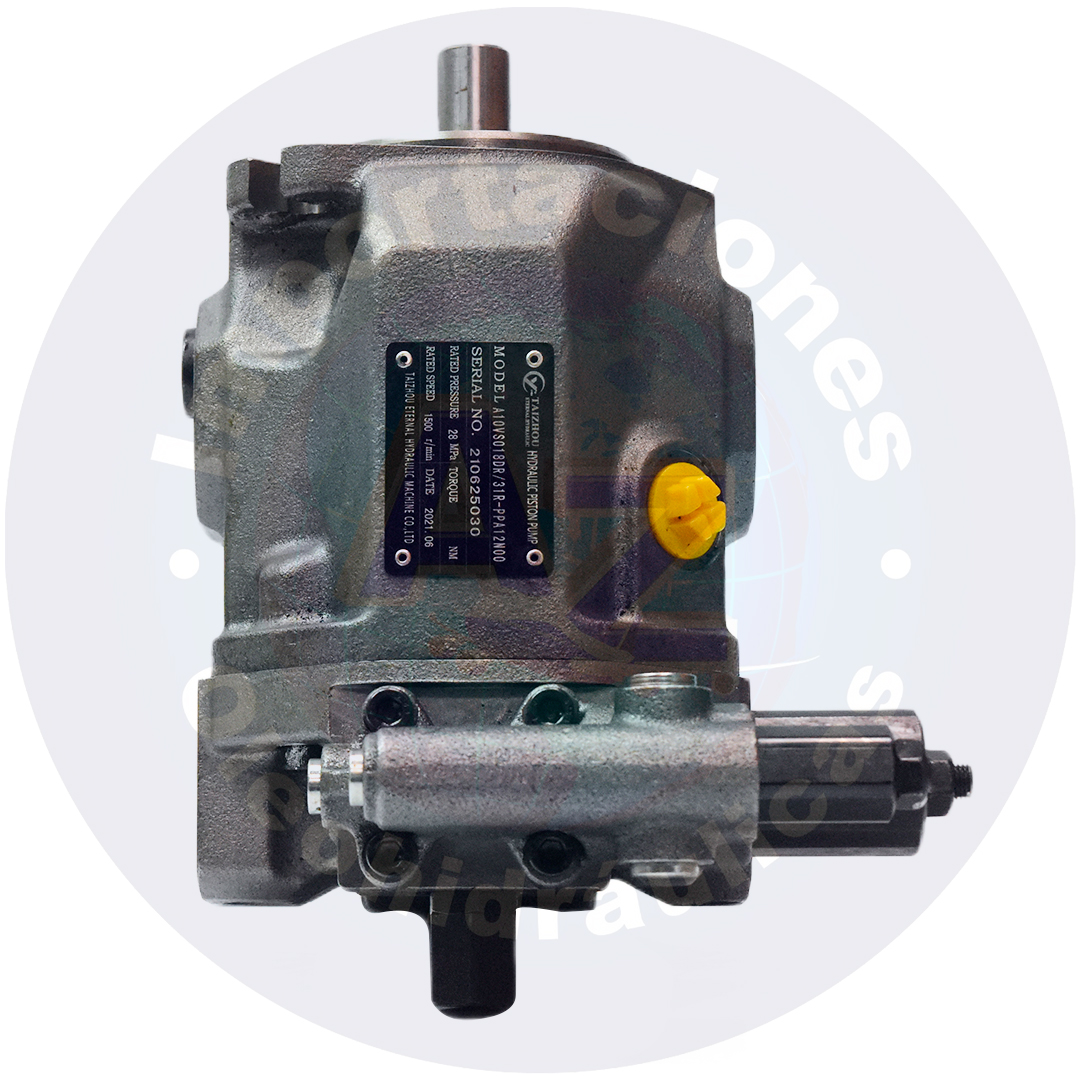 BOMBA SAE A 18 CM/REV 8,5 GPM@1800 RPM SUCCION 1" PRESION 3/4" EJE 18 mm REF: A10VSO-18DFR/31R-PP COD: 008217